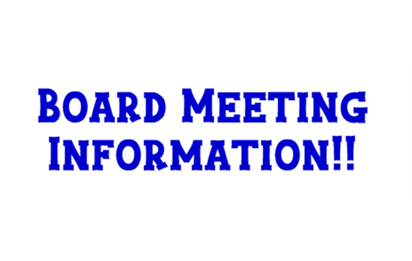 Board Meeting Info