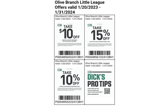 Dick's Year Round Coupon