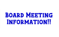 Board Meeting Info